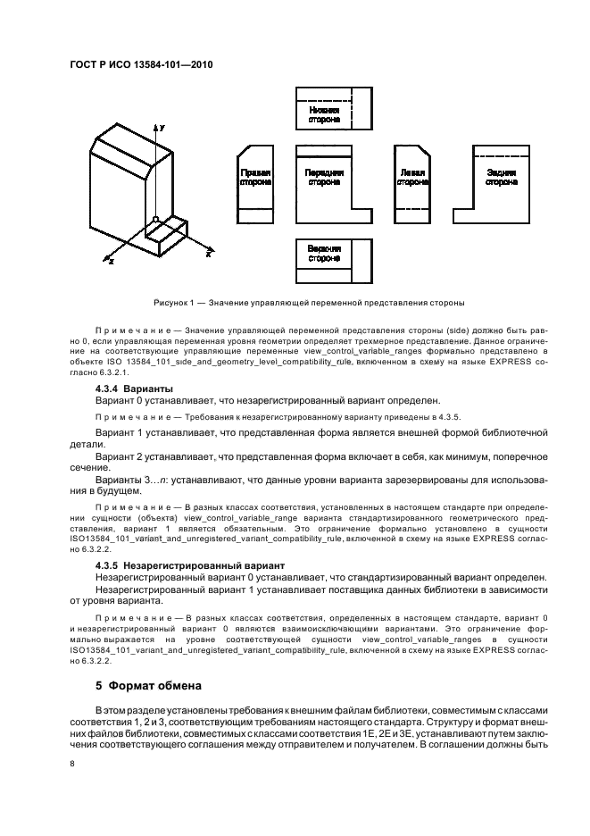 ГОСТ Р ИСО 13584-101-2010,  12.