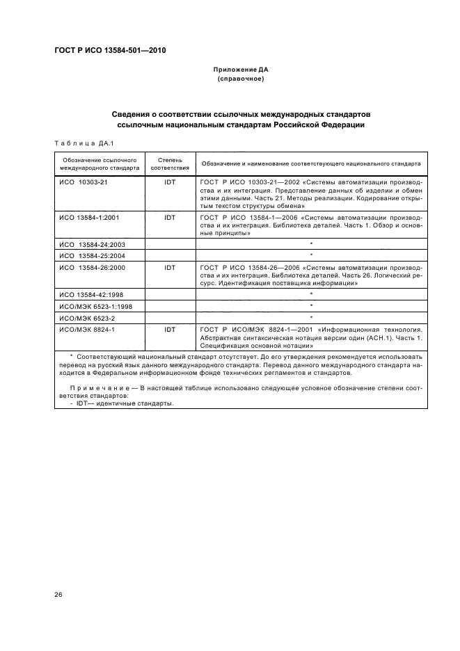 ГОСТ Р ИСО 13584-501-2010,  30.