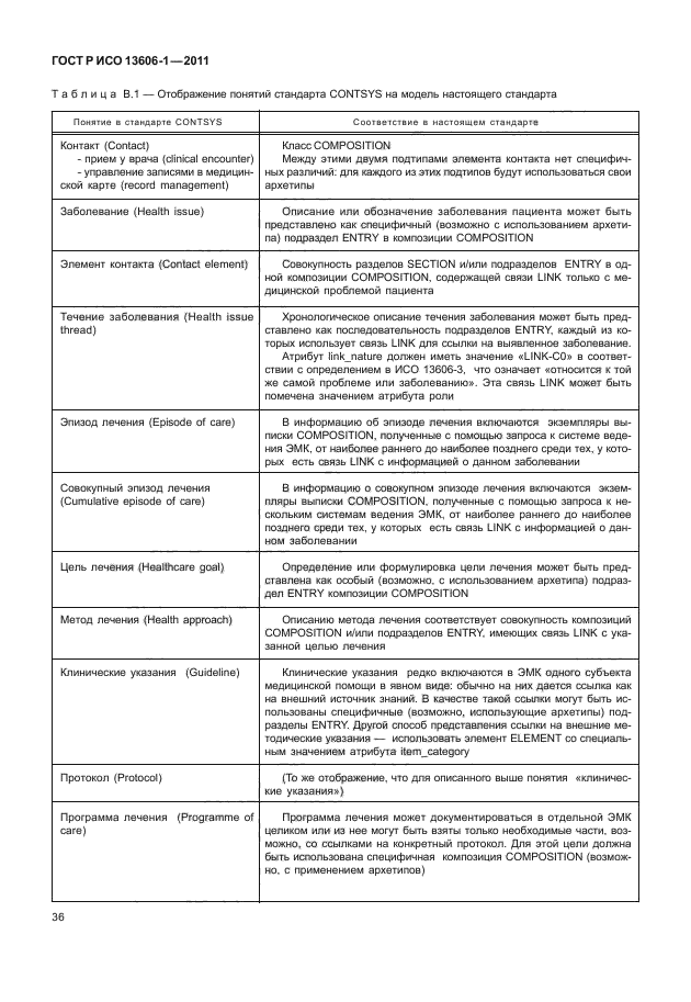 ГОСТ Р ИСО 13606-1-2011,  58.