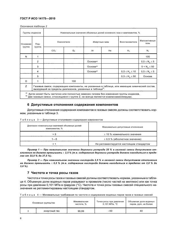 ГОСТ Р ИСО 14175-2010,  10.
