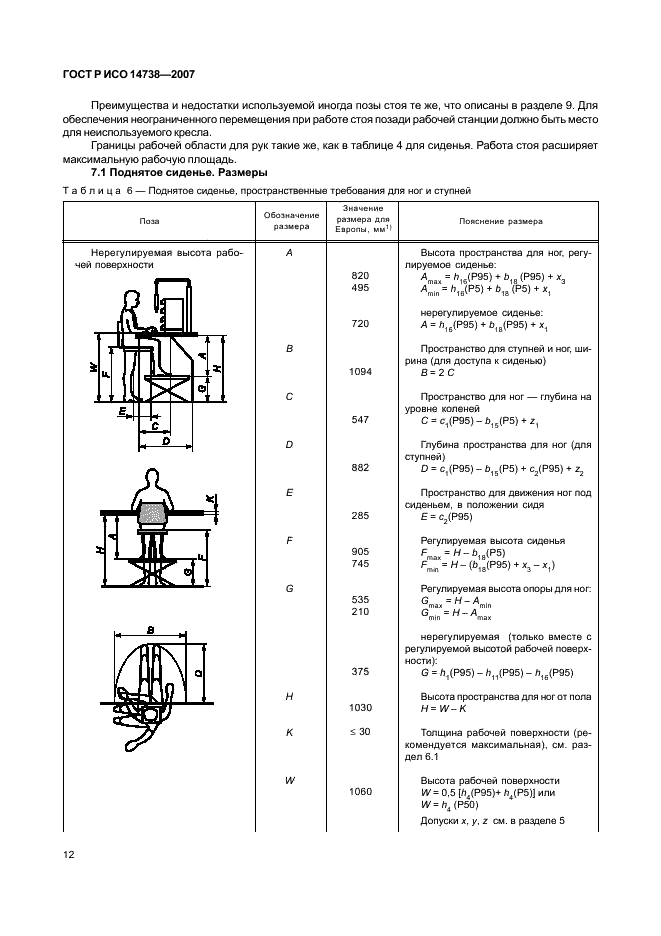 ГОСТ Р ИСО 14738-2007,  16.