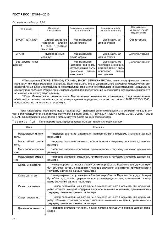 ГОСТ Р ИСО 15745-2-2010,  78.