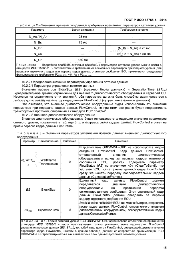 ГОСТ Р ИСО 15765-4-2014,  19.