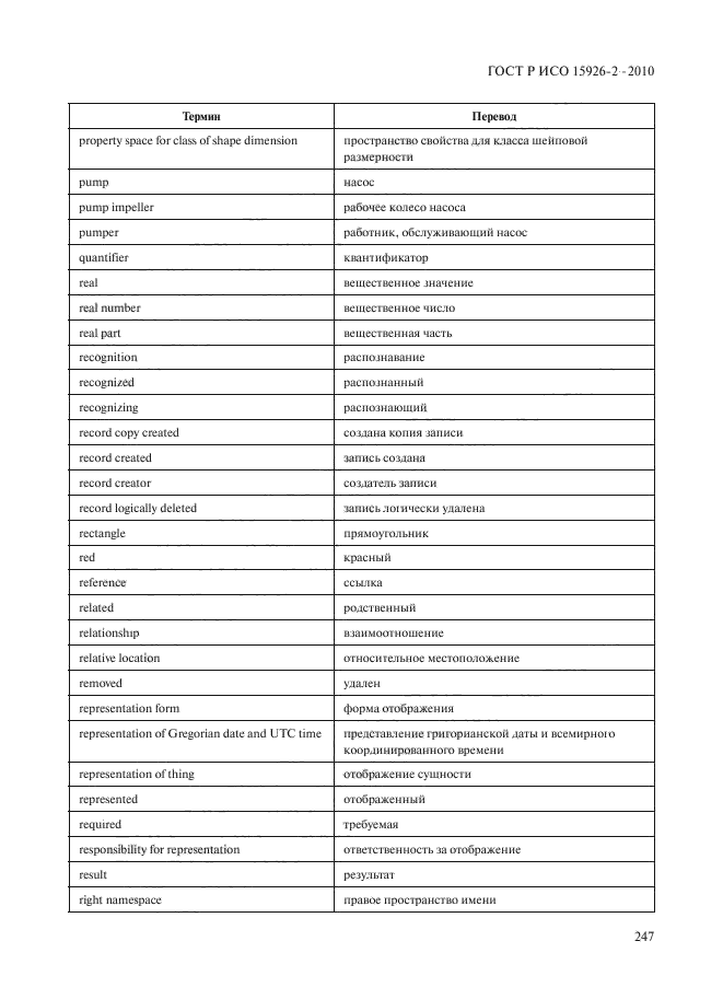 ГОСТ Р ИСО 15926-2-2010,  251.