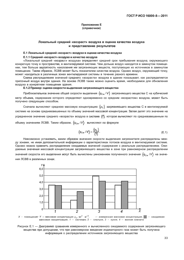 ГОСТ Р ИСО 16000-8-2011,  37.