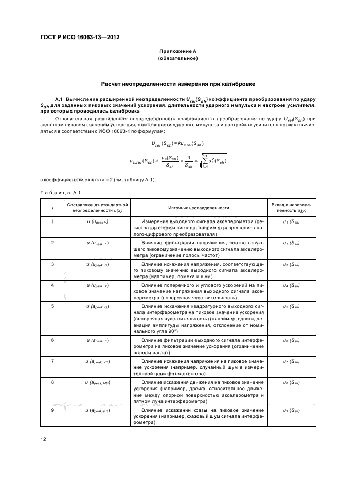 ГОСТ Р ИСО 16063-13-2012,  15.