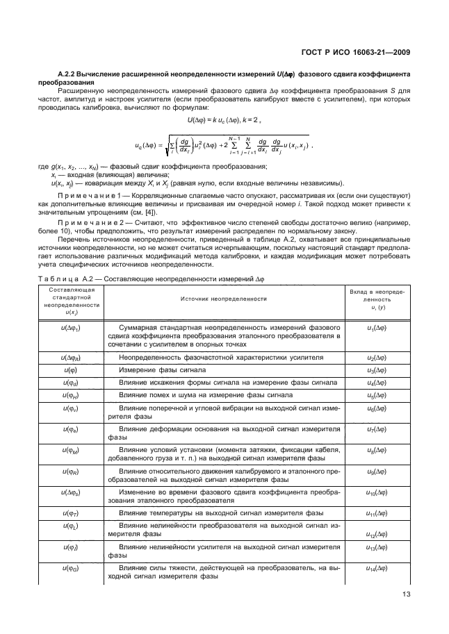 ГОСТ Р ИСО 16063-21-2009,  17.