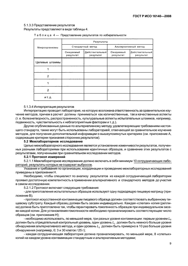 ГОСТ Р ИСО 16140-2008,  13.