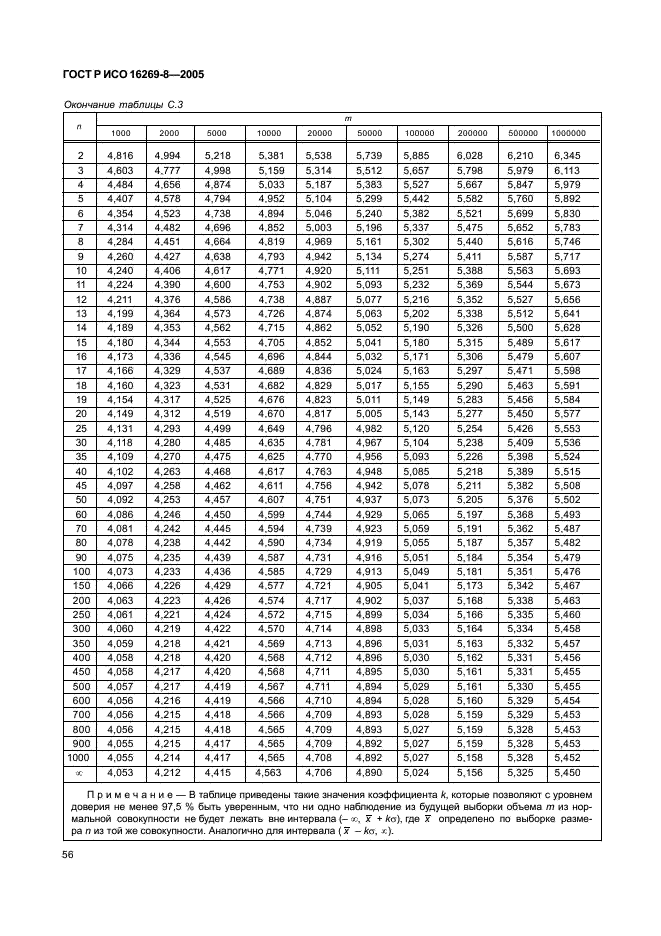 ГОСТ Р ИСО 16269-8-2005,  61.