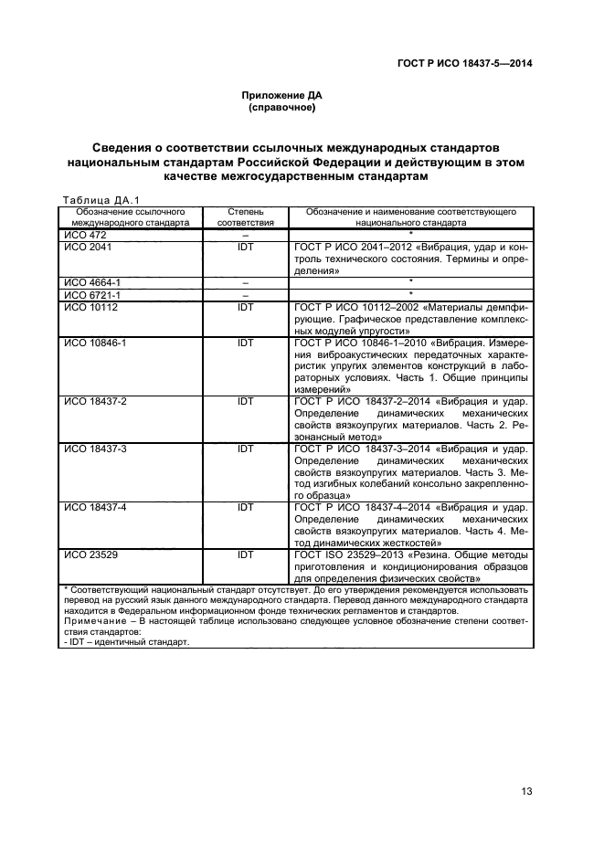 ГОСТ Р ИСО 18437-5-2014,  16.