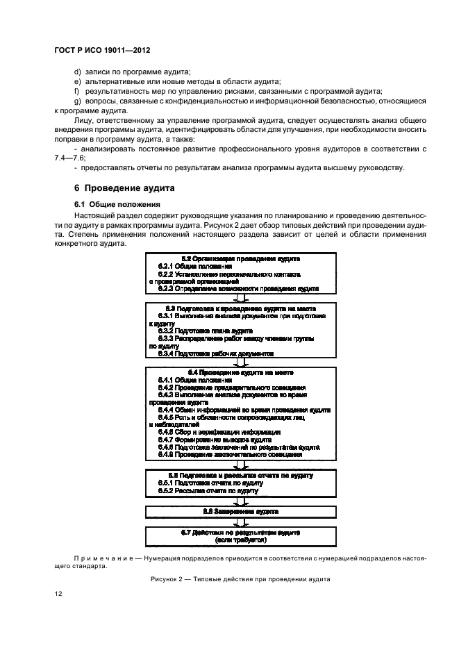 ГОСТ Р ИСО 19011-2012,  18.