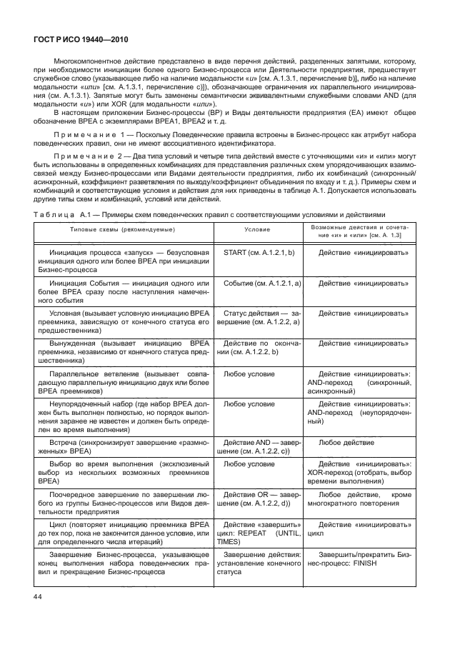 ГОСТ Р ИСО 19440-2010,  49.