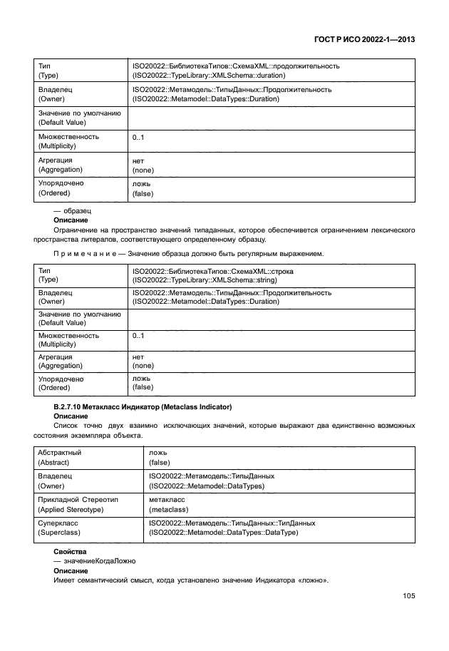 ГОСТ Р ИСО 20022-1-2013,  110.