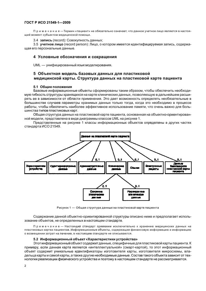 ГОСТ Р ИСО 21549-1-2009,  6.