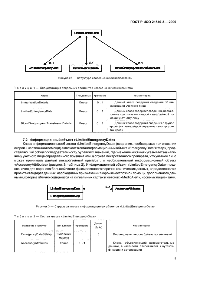 ГОСТ Р ИСО 21549-3-2009,  9.