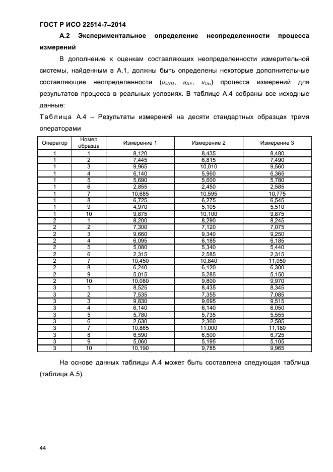 ГОСТ Р ИСО 22514-7-2014,  48.