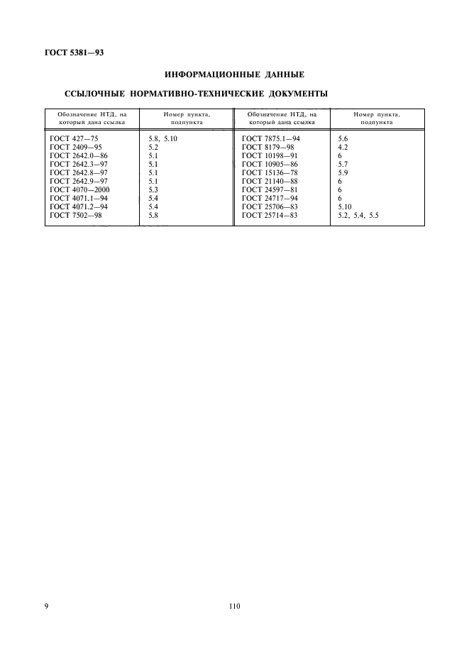 ГОСТ 5381-93,  11.