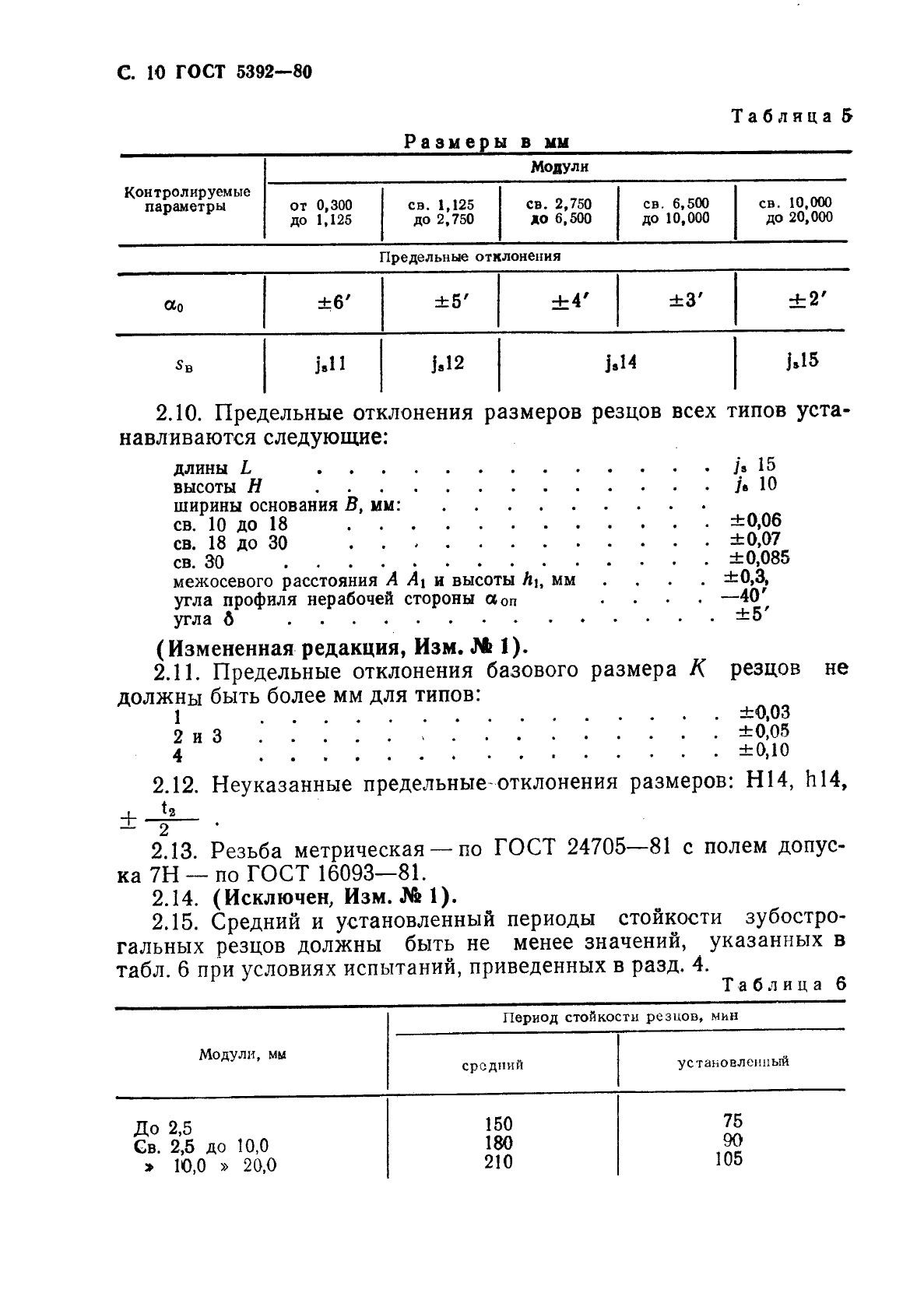 ГОСТ 5392-80,  11.