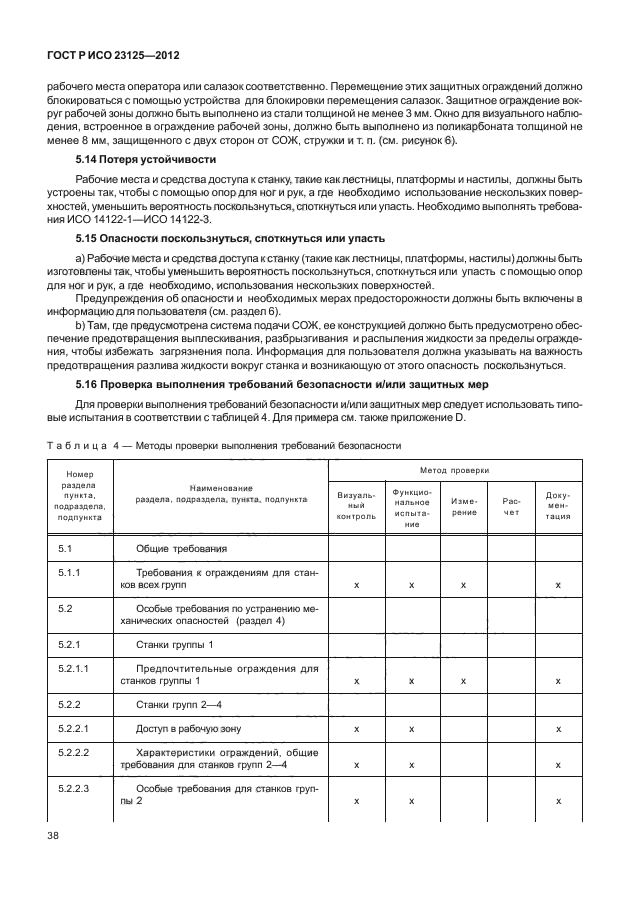 ГОСТ Р ИСО 23125-2012,  42.