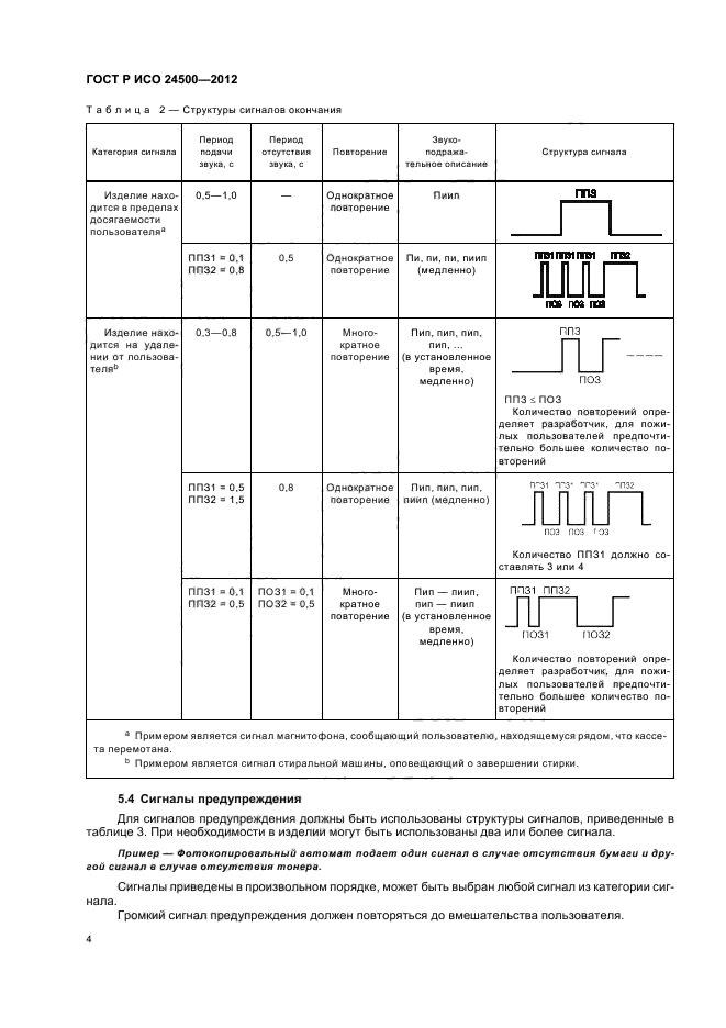 ГОСТ Р ИСО 24500-2012,  8.