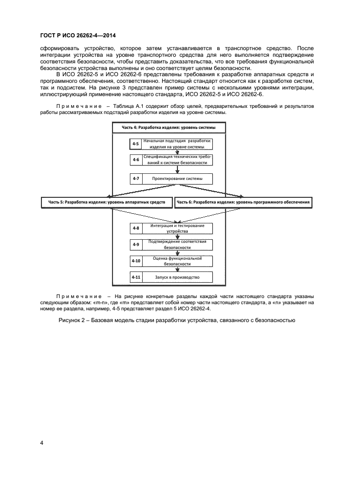 ГОСТ Р ИСО 26262-4-2014,  8.