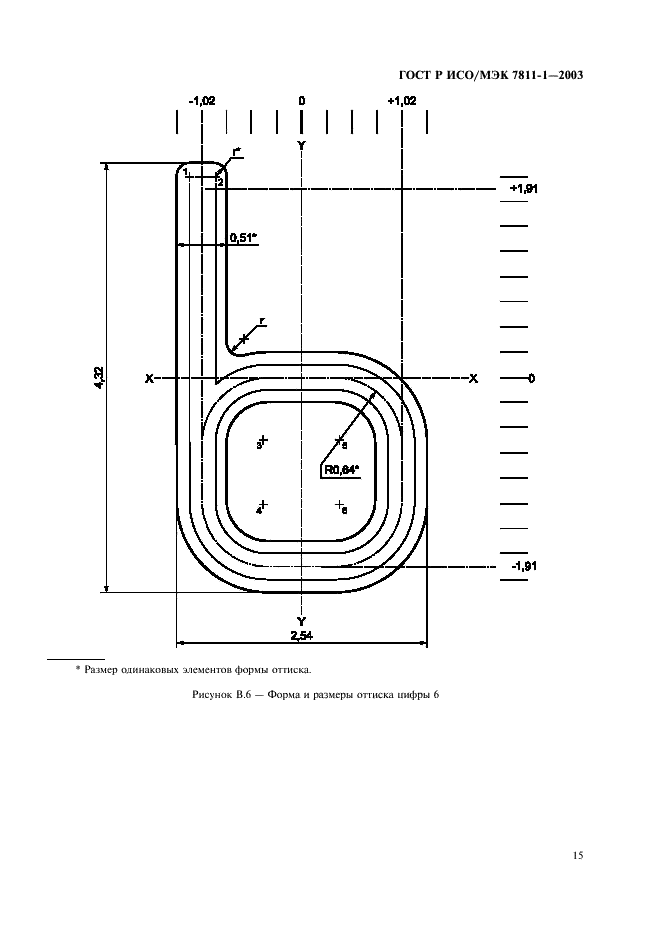 ГОСТ Р ИСО/МЭК 7811-1-2003,  18.