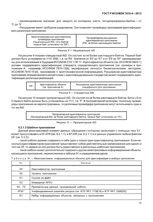 ГОСТ Р ИСО/МЭК 7816-4-2013,  80.