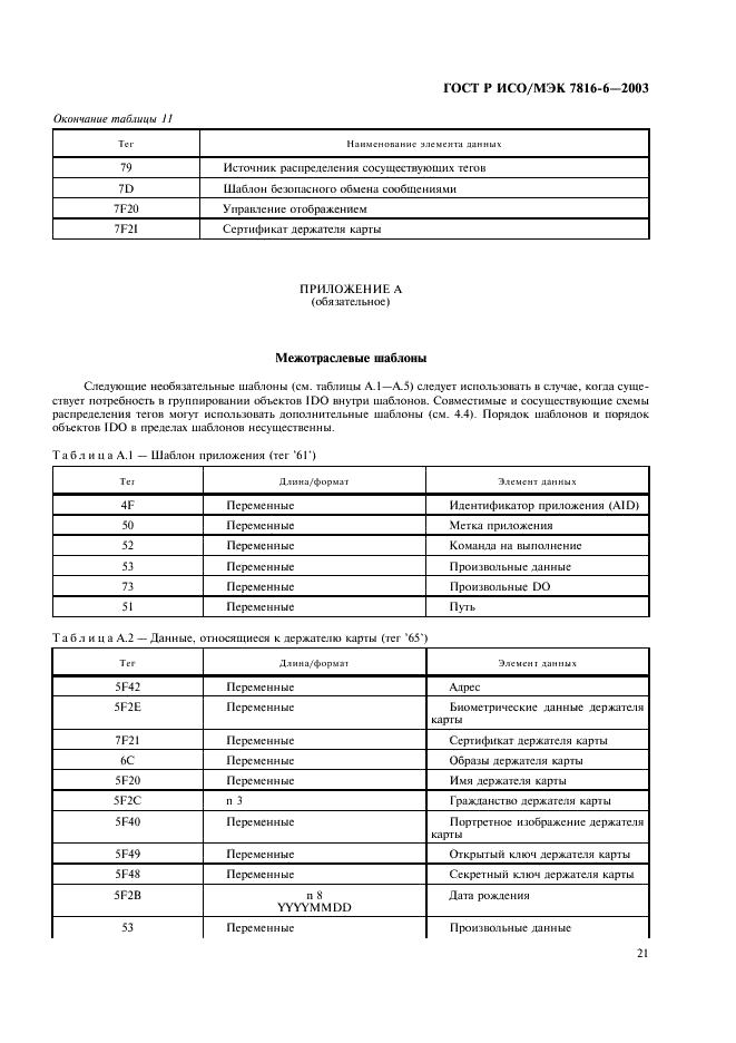 ГОСТ Р ИСО/МЭК 7816-6-2003,  24.