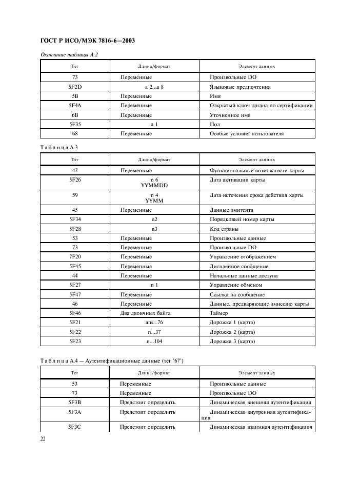 ГОСТ Р ИСО/МЭК 7816-6-2003,  25.