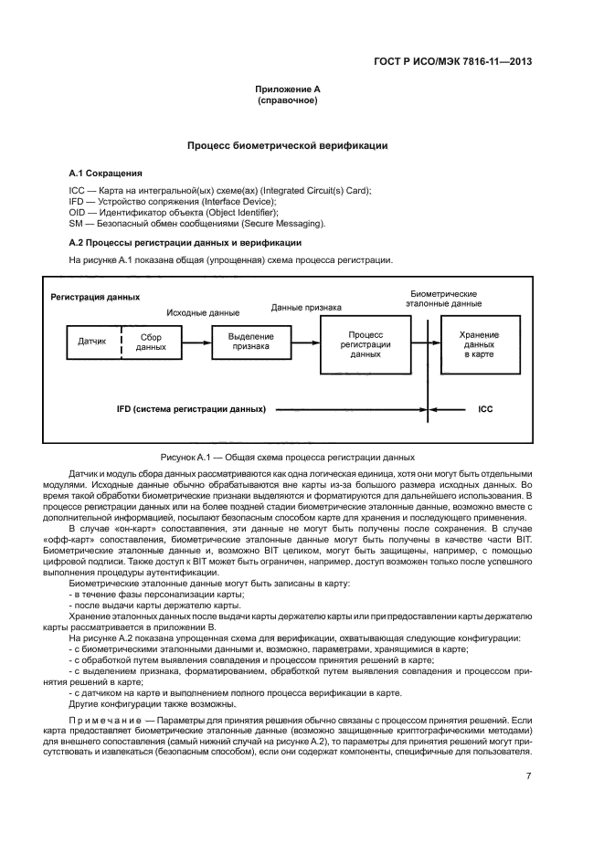 ГОСТ Р ИСО/МЭК 7816-11-2013,  11.