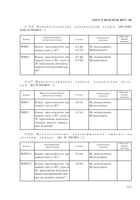 ГОСТ Р ИСО/МЭК 8073-96,  219.