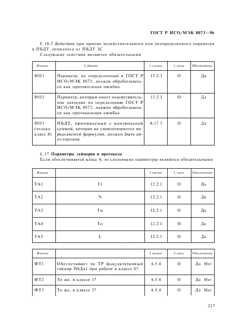 ГОСТ Р ИСО/МЭК 8073-96,  223.