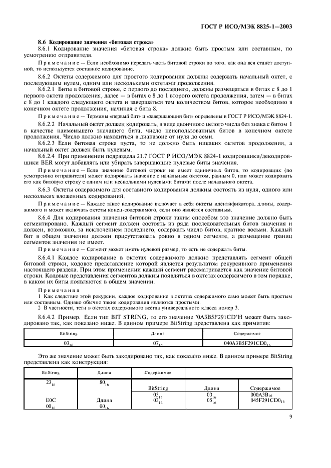 ГОСТ Р ИСО/МЭК 8825-1-2003,  13.