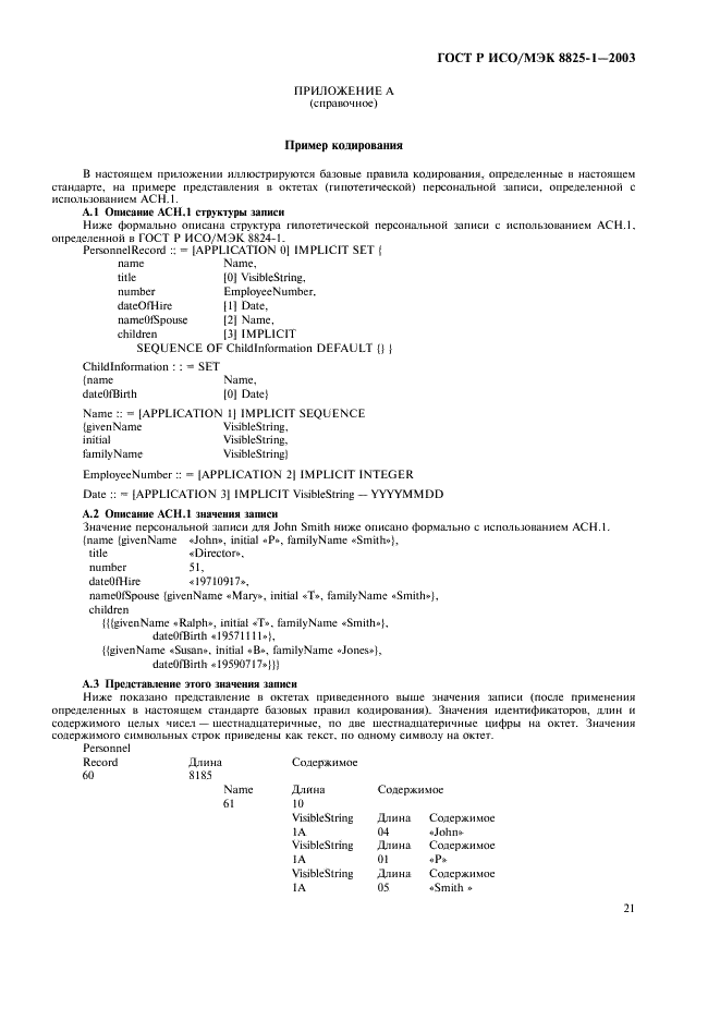 ГОСТ Р ИСО/МЭК 8825-1-2003,  25.