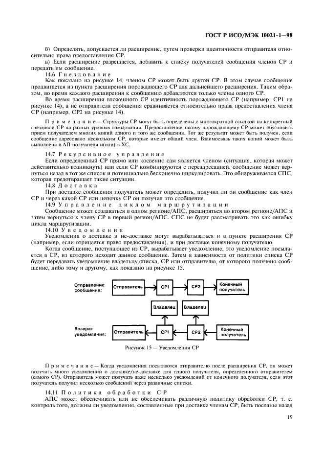 ГОСТ Р ИСО/МЭК 10021-1-98,  24.