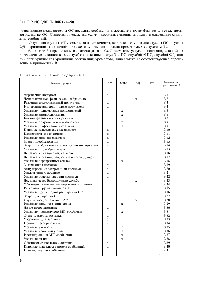 ГОСТ Р ИСО/МЭК 10021-1-98,  29.