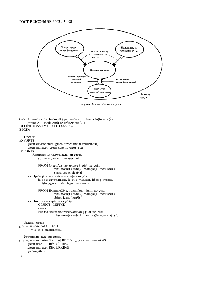 ГОСТ Р ИСО/МЭК 10021-3-98,  20.