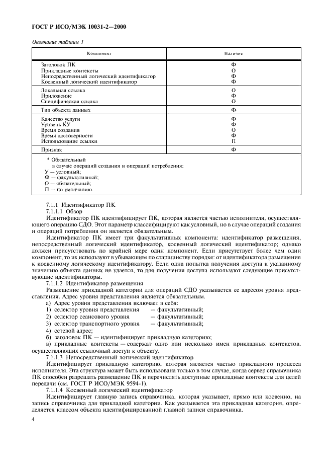 ГОСТ Р ИСО/МЭК 10031-2-2000,  7.