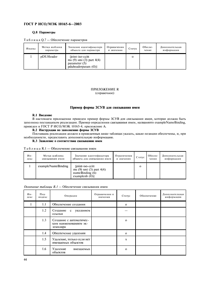 ГОСТ Р ИСО/МЭК 10165-6-2003,  48.