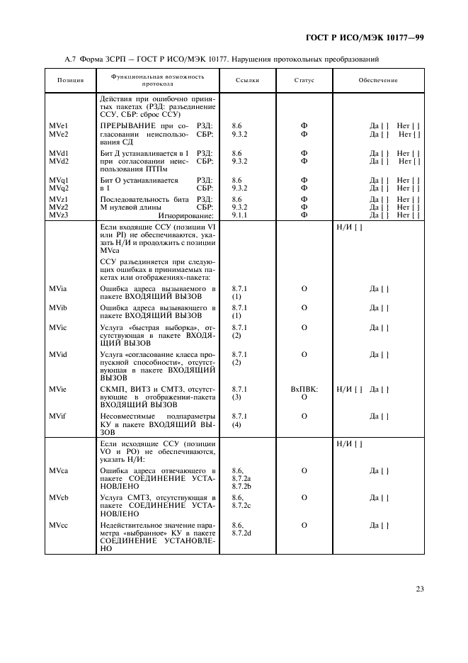 ГОСТ Р ИСО/МЭК 10177-99,  27.