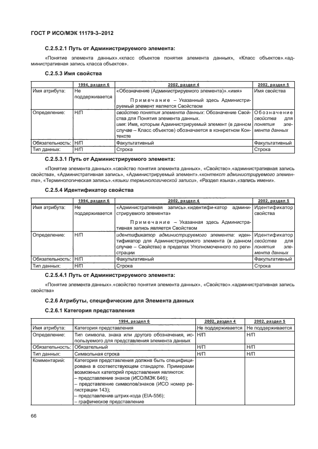 ГОСТ Р ИСО/МЭК 11179-3-2012,  70.