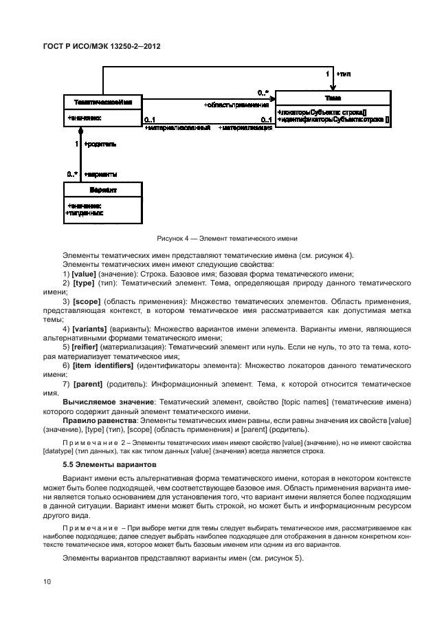 ГОСТ Р ИСО/МЭК 13250-2-2012,  13.