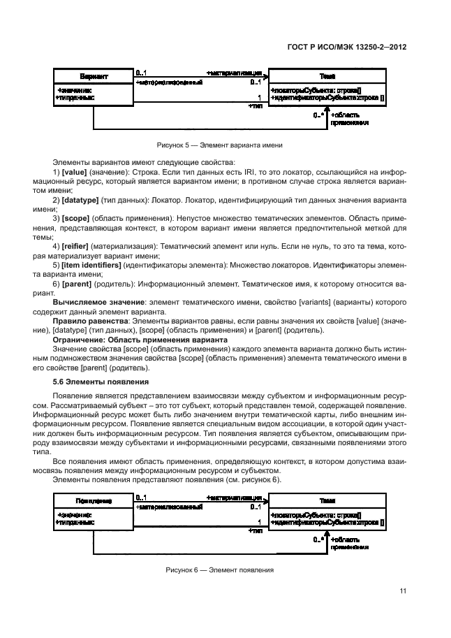 ГОСТ Р ИСО/МЭК 13250-2-2012,  14.