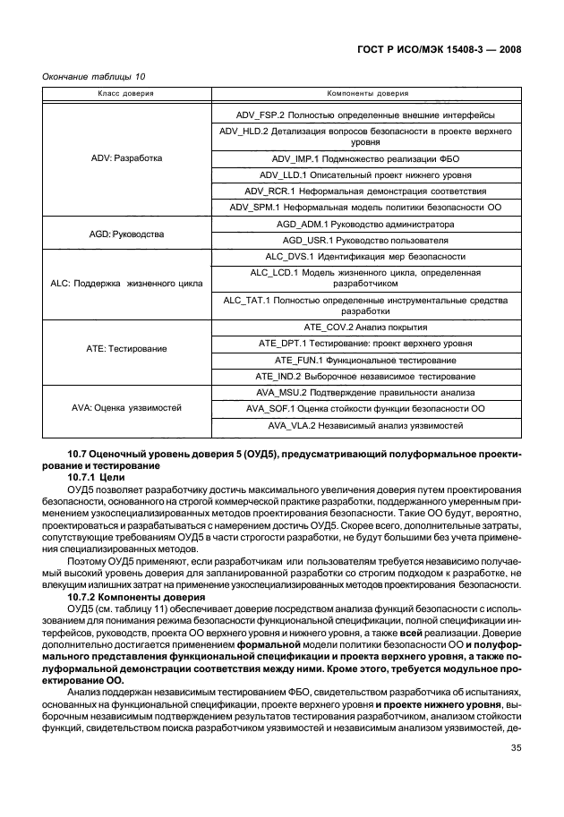 ГОСТ Р ИСО/МЭК 15408-3-2008,  40.