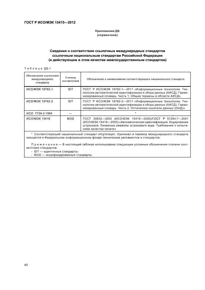 ГОСТ Р ИСО/МЭК 15415-2012,  46.
