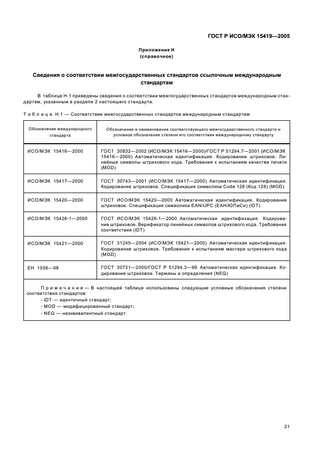 ГОСТ Р ИСО/МЭК 15419-2005,  25.