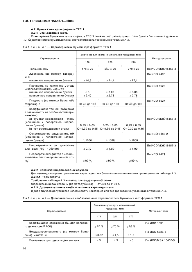 ГОСТ Р ИСО/МЭК 15457-1-2006,  19.