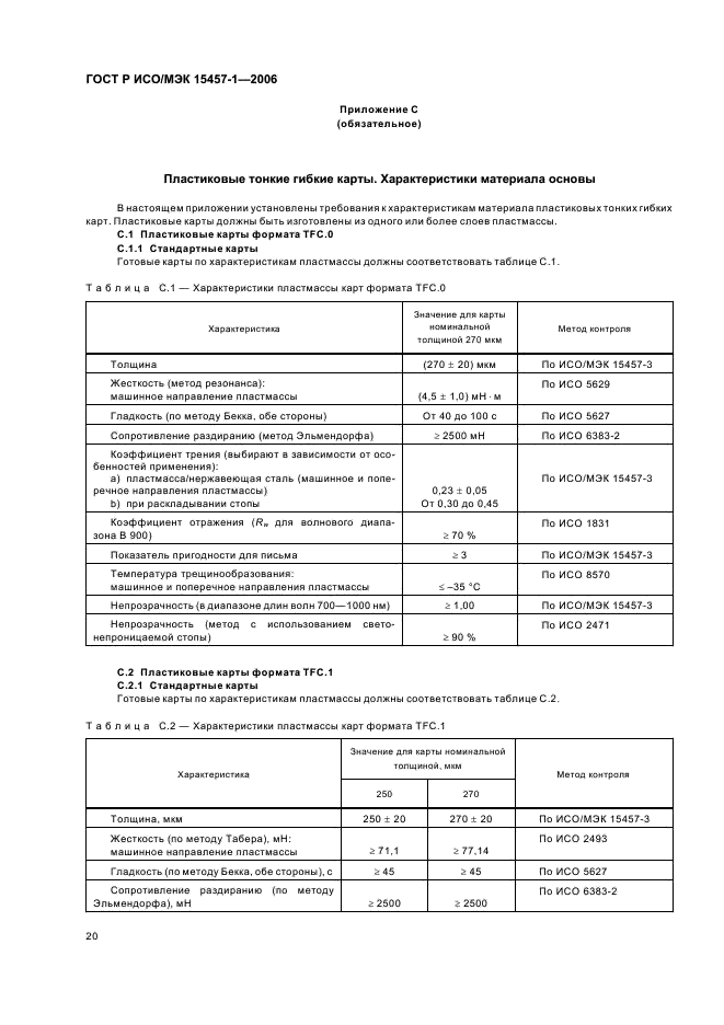 ГОСТ Р ИСО/МЭК 15457-1-2006,  23.