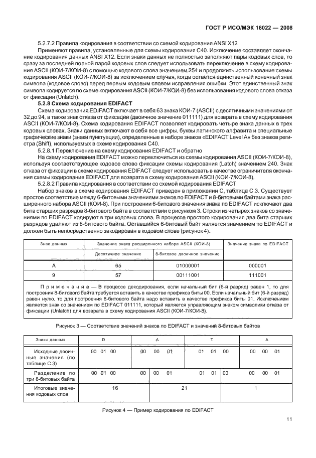ГОСТ Р ИСО/МЭК 16022-2008,  16.