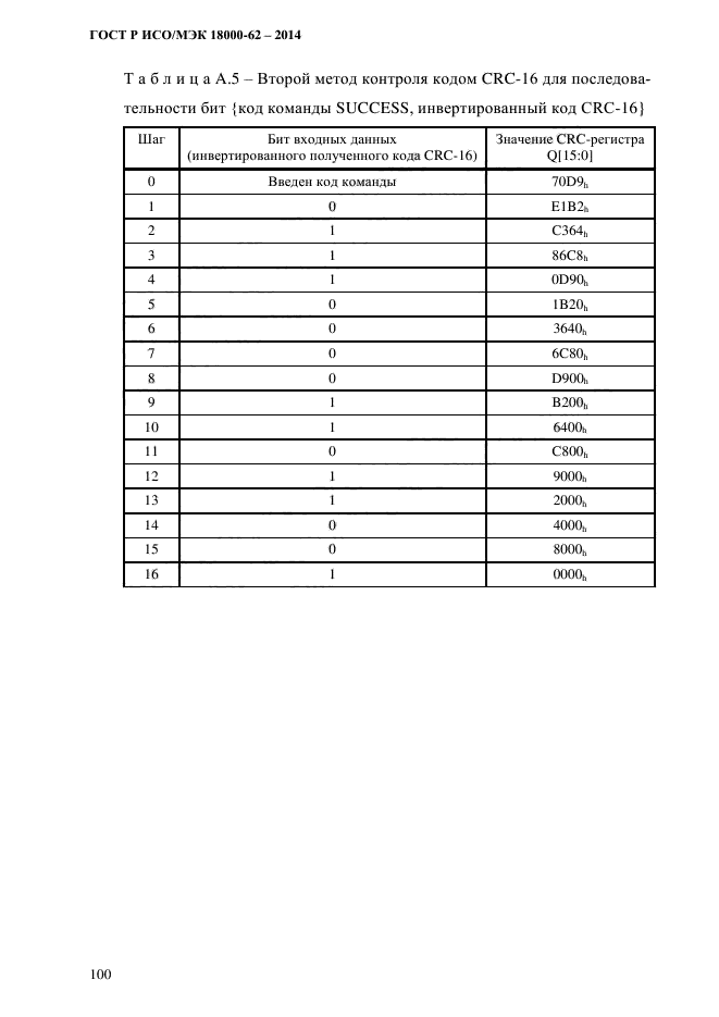 ГОСТ Р ИСО/МЭК 18000-62-2014,  108.